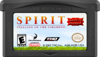Spirit Stallion of the Cimarron Search for Homeland GameBoy Advance US box art